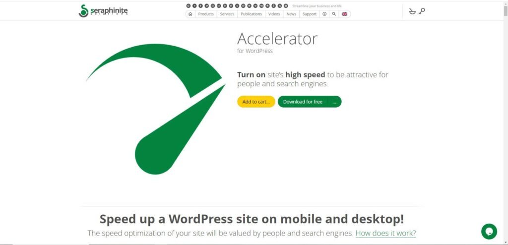 Download page of the Best WordPress Speed Plugin to speed up your website.