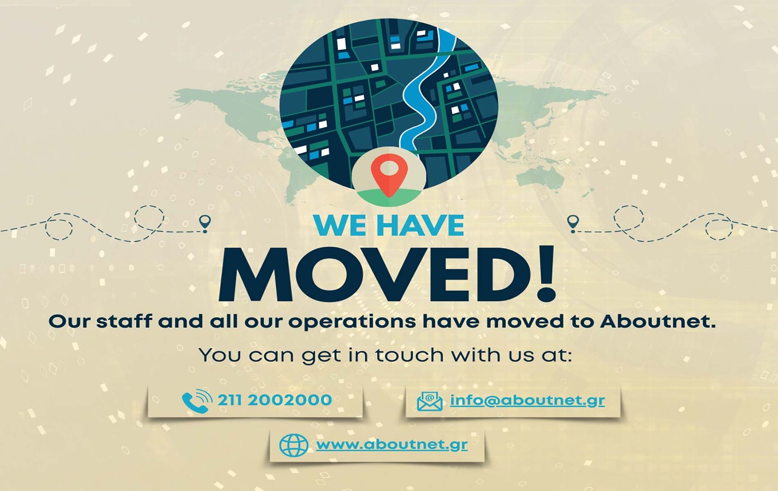 We have moved to Aboutnet