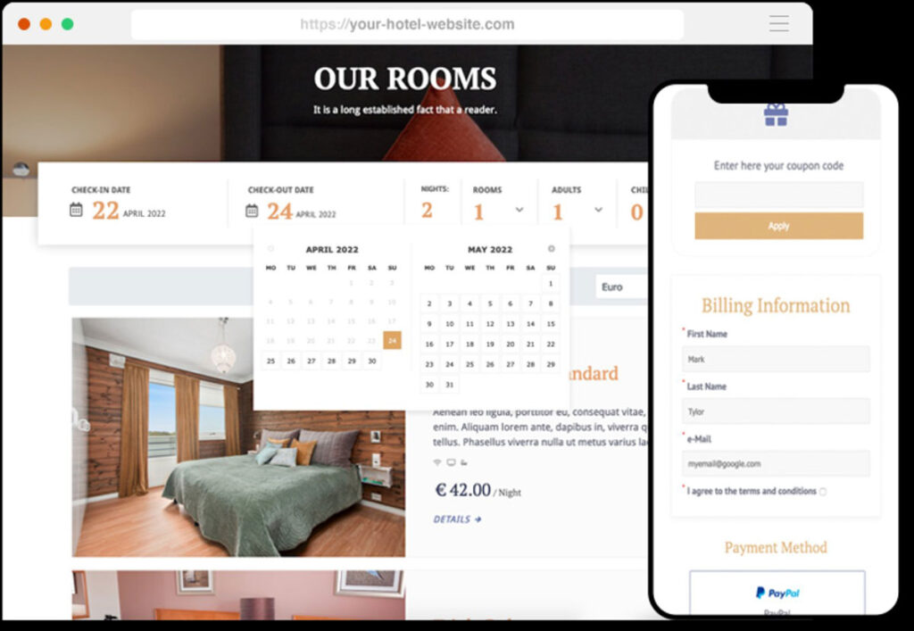 Vik Booking WordPress booking plugin
